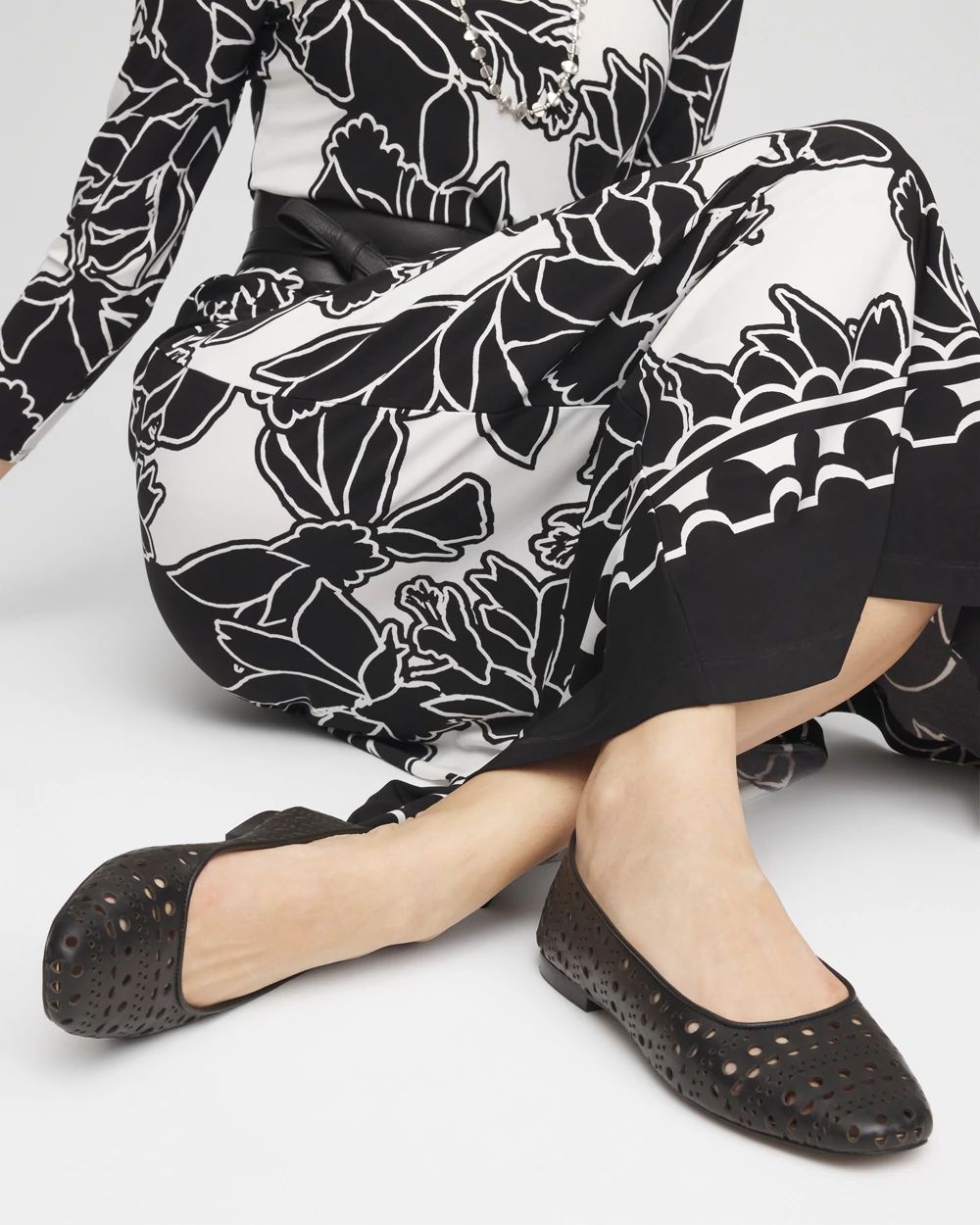 Cutout Ballet Flats