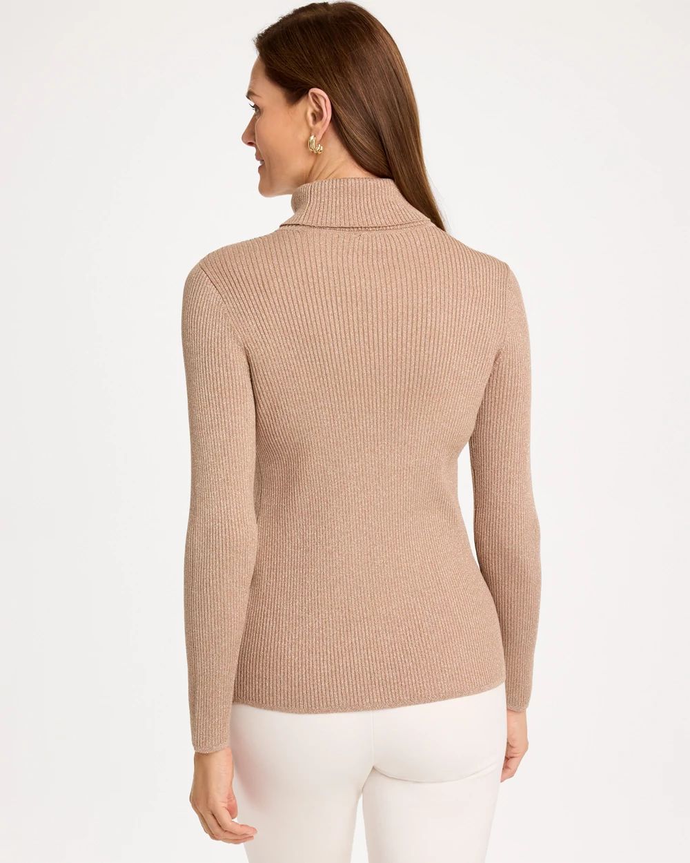 Ella Ribbed Turtleneck Sweater click to view larger image.