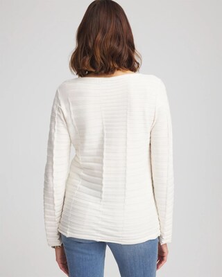 Boat Neck Pullover Sweater click to view larger image.