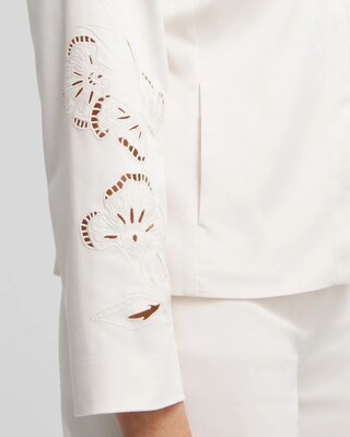 Floral Cutwork Jacket