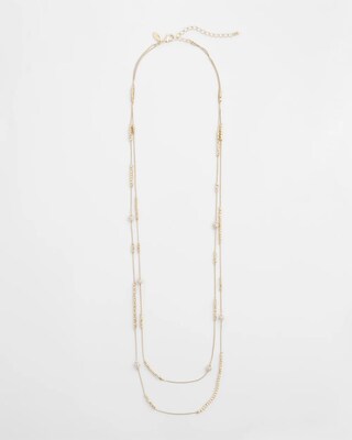 Hexie Multi-Strand Necklace click to view larger image.