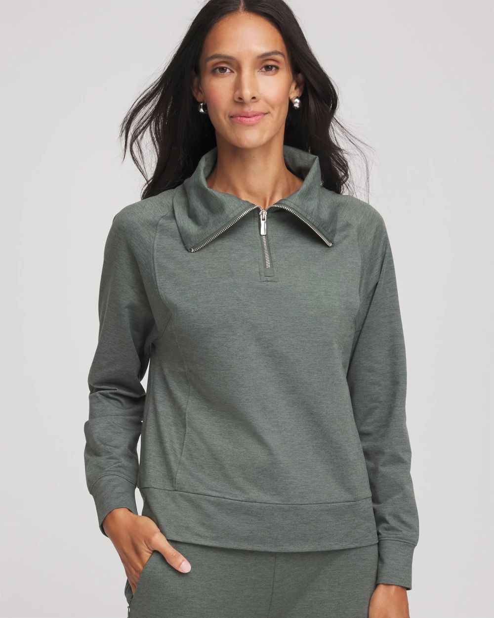 Zenergy® Cloud Half-Zip Pullover Top