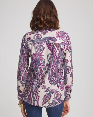 No Iron™ Paisley Shirt click to view larger image.