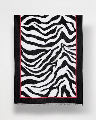 Animal Print Oblong Scarf click to view larger image.