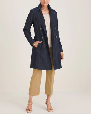 Denim Trench Coat