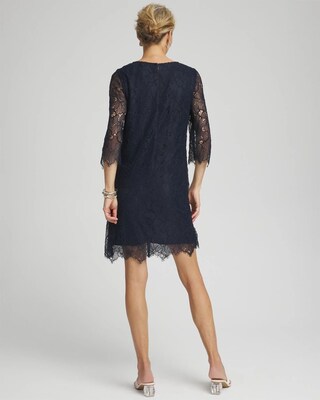 Floral Lace Shift Dress