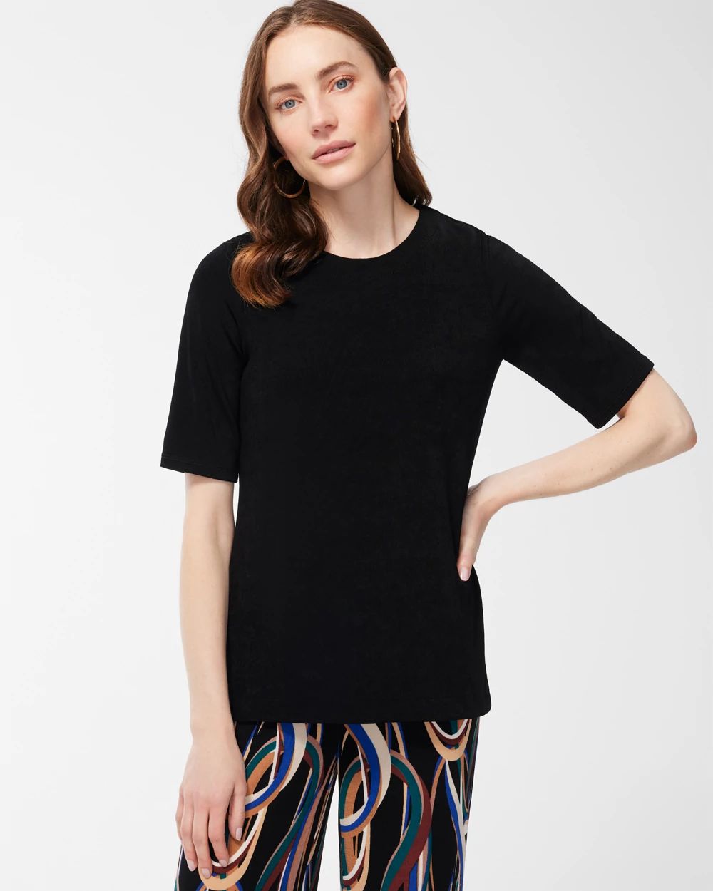 Travelers Back Zipper Top