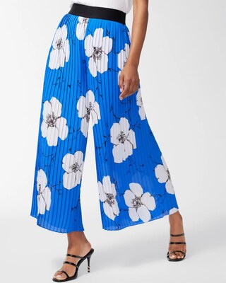 Black Label Pleated Flare Pants