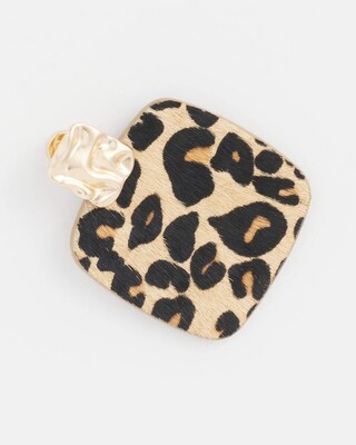 No Droop™ Leopard Drop Earrings