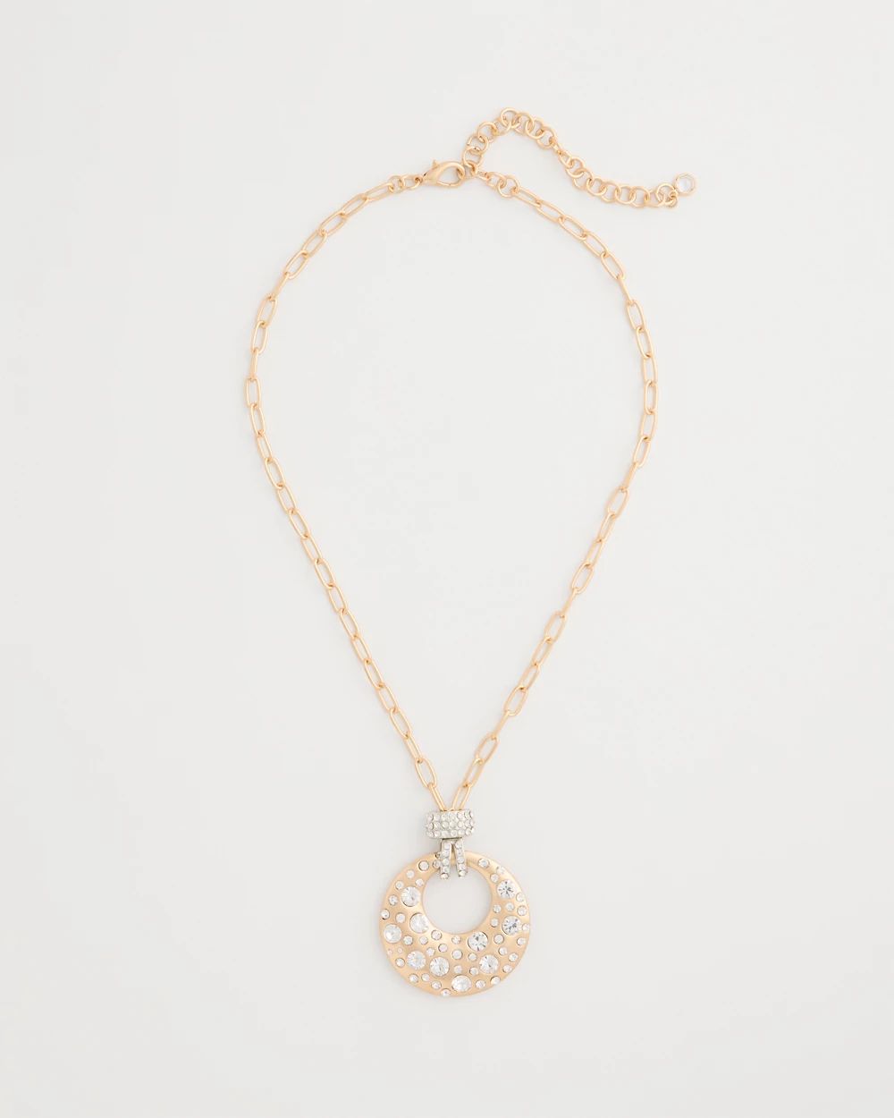 Daily Diamonds Collection Open Pendant Necklace