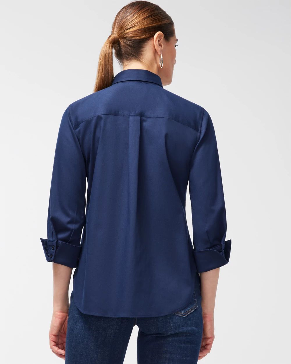 No Iron™ 3/4 Sleeve Stretch Shirt