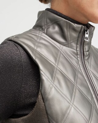 Faux Leather Vest