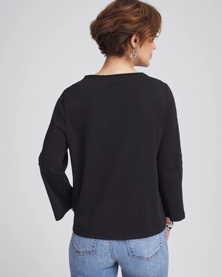 Lace Cut-Out Tee click to view larger image.