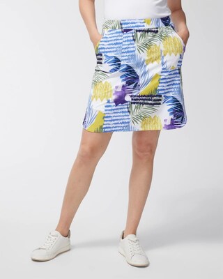 Zenergy UPF Neema Coastal Print Skort