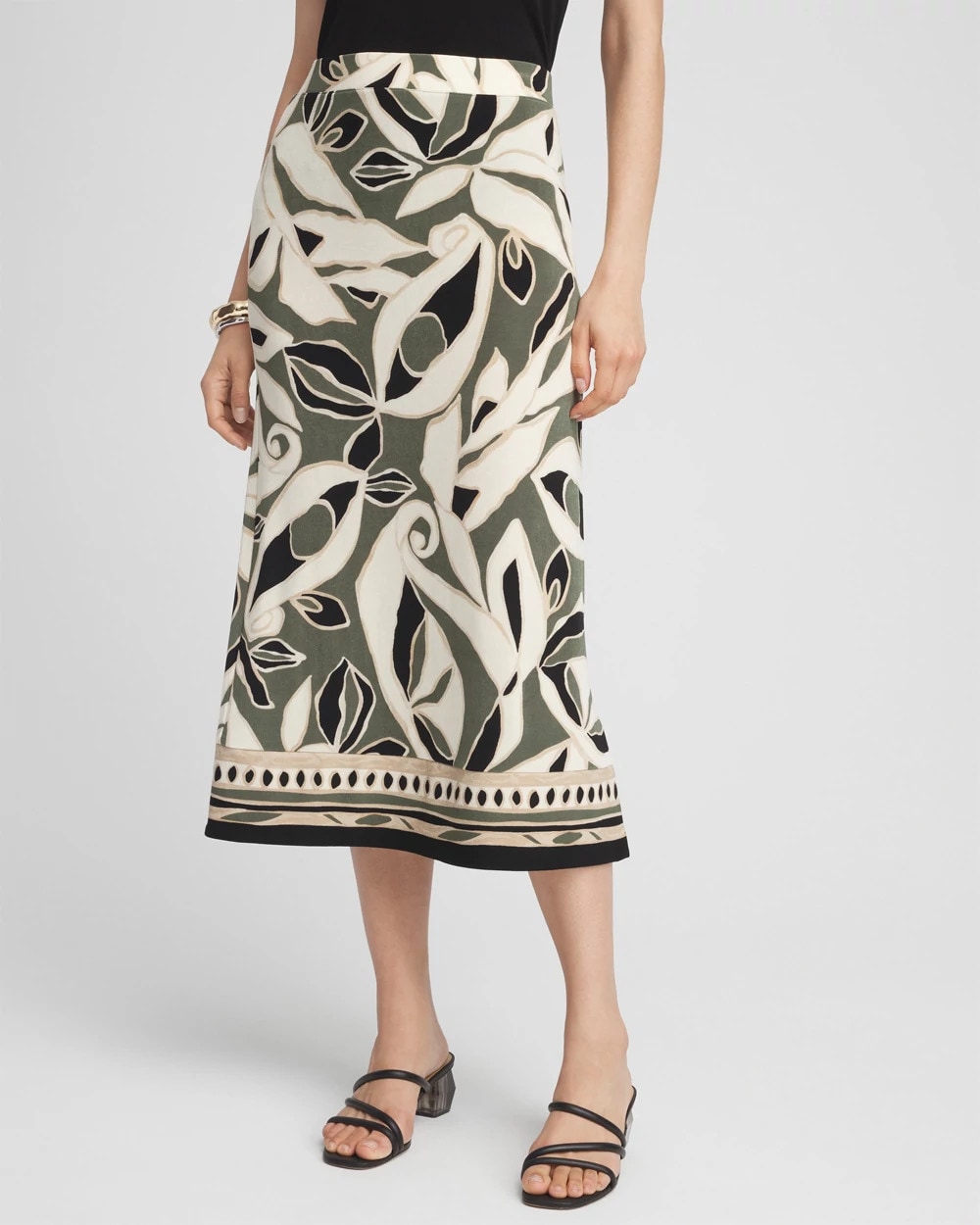 Travelers™ Paisley Midi Skirt