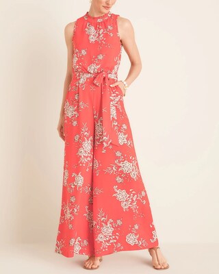 Vince Camuto Wide-Leg Floral Jumpsuit