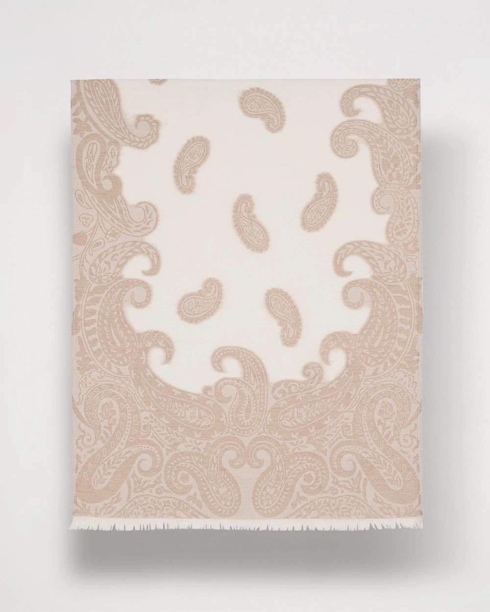 Paisley Jacquard Oblong Scarf click to view larger image.
