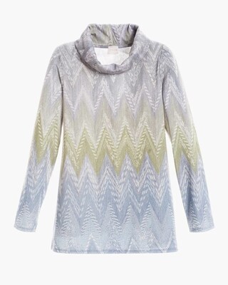 Luxe Chevron Printed Top