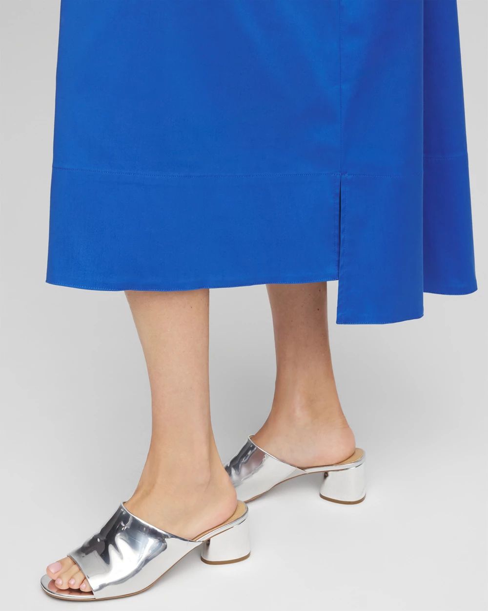 Popover Hi-low Midi Shirtdress click to view larger image.