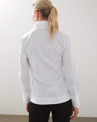 Black Label Poplin Tie Front Shirt