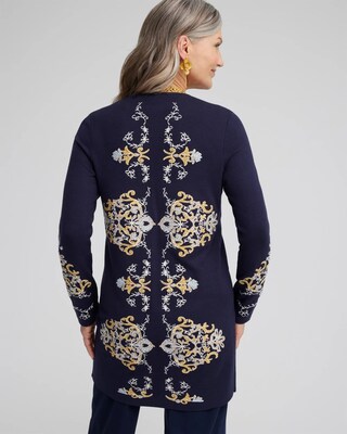 Embroidered Cardigan