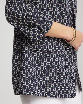 Printed Soft Crepe Blazer click to view larger image.