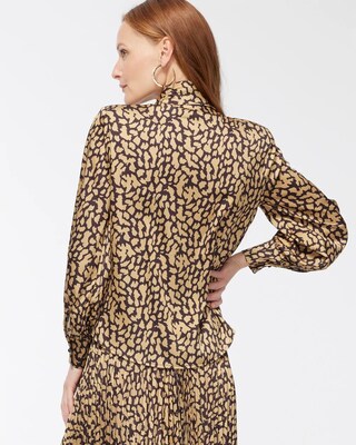 Black Label Front Twist Blouse