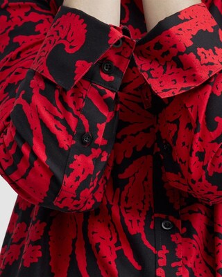 No Iron Stretch Paisley Shirt