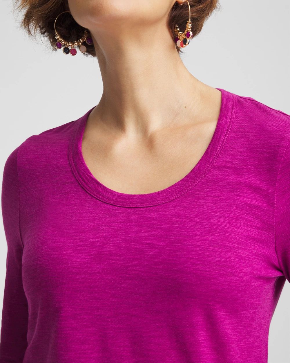 Slub 3/4-Sleeve Tee