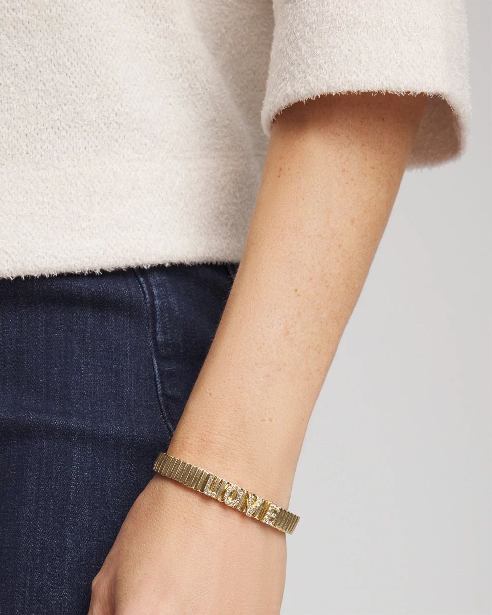 Love Watch Band Bracelet click to view larger image.