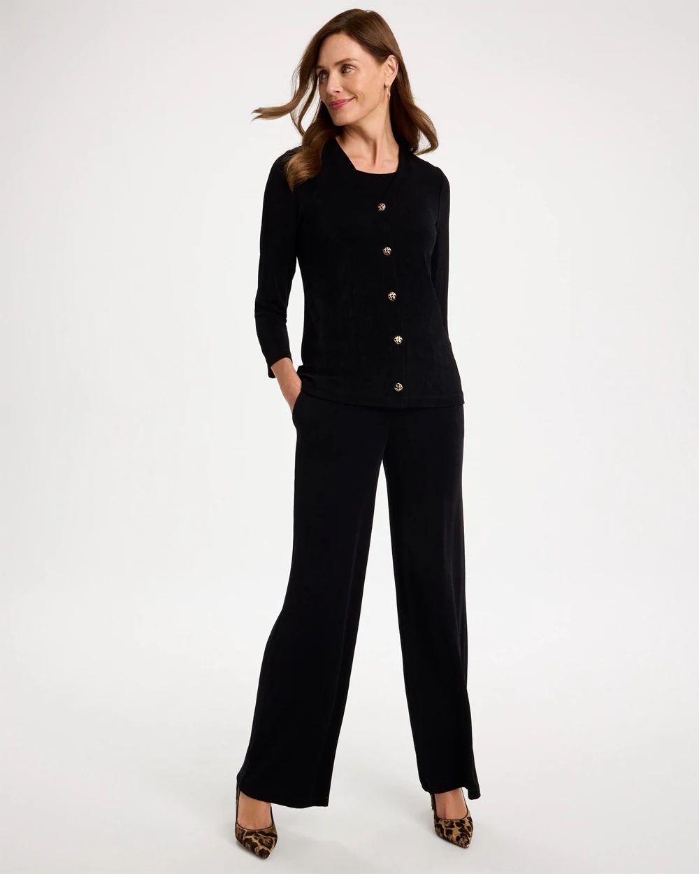 Travelers™ 3/4 Sleeve Top click to view larger image.