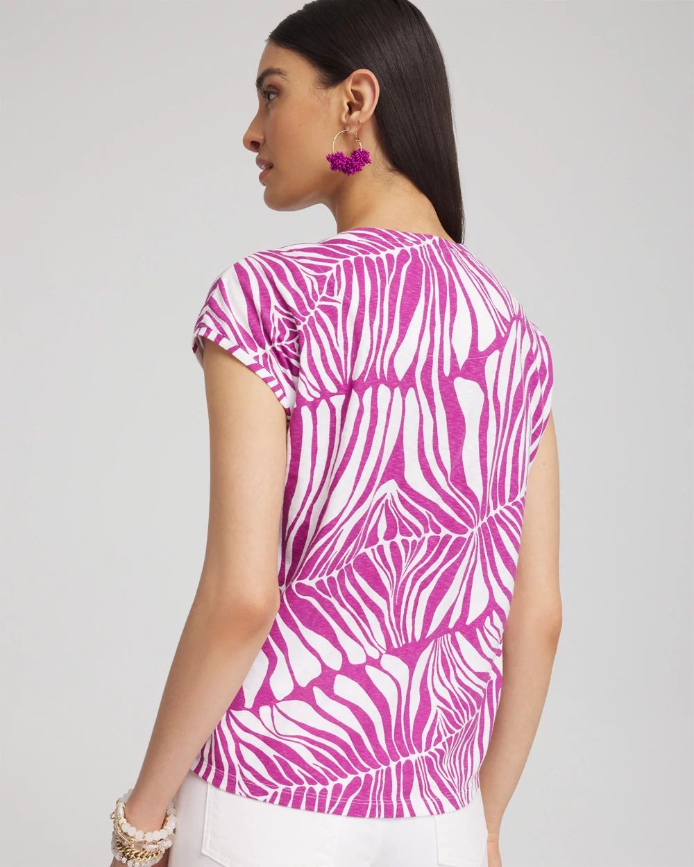 Jungle Inverted Knot Front Tee
