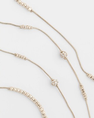 Hexie Multi-Strand Necklace click to view larger image.