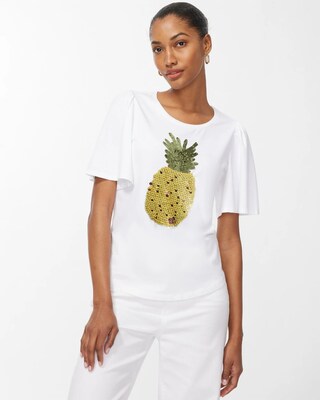 Embellished Pineapple Tee