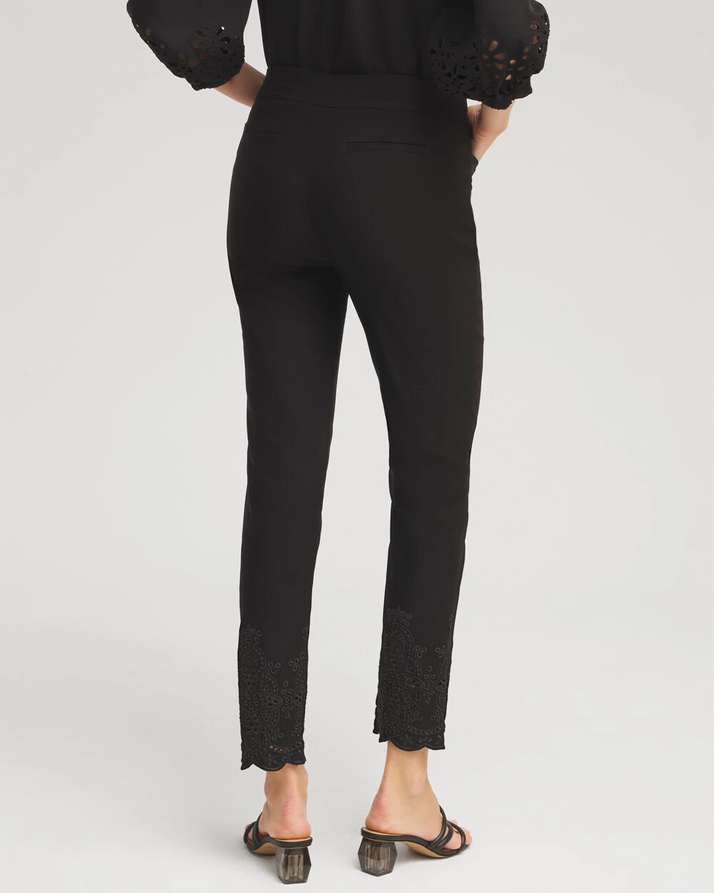 Brigitte Eyelet Ankle Pants