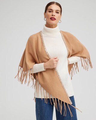Knit Triangle Wrap