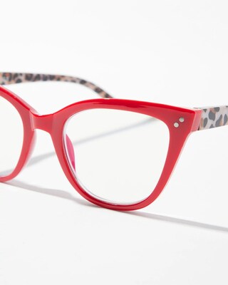 Red Leopard Cateye Readers