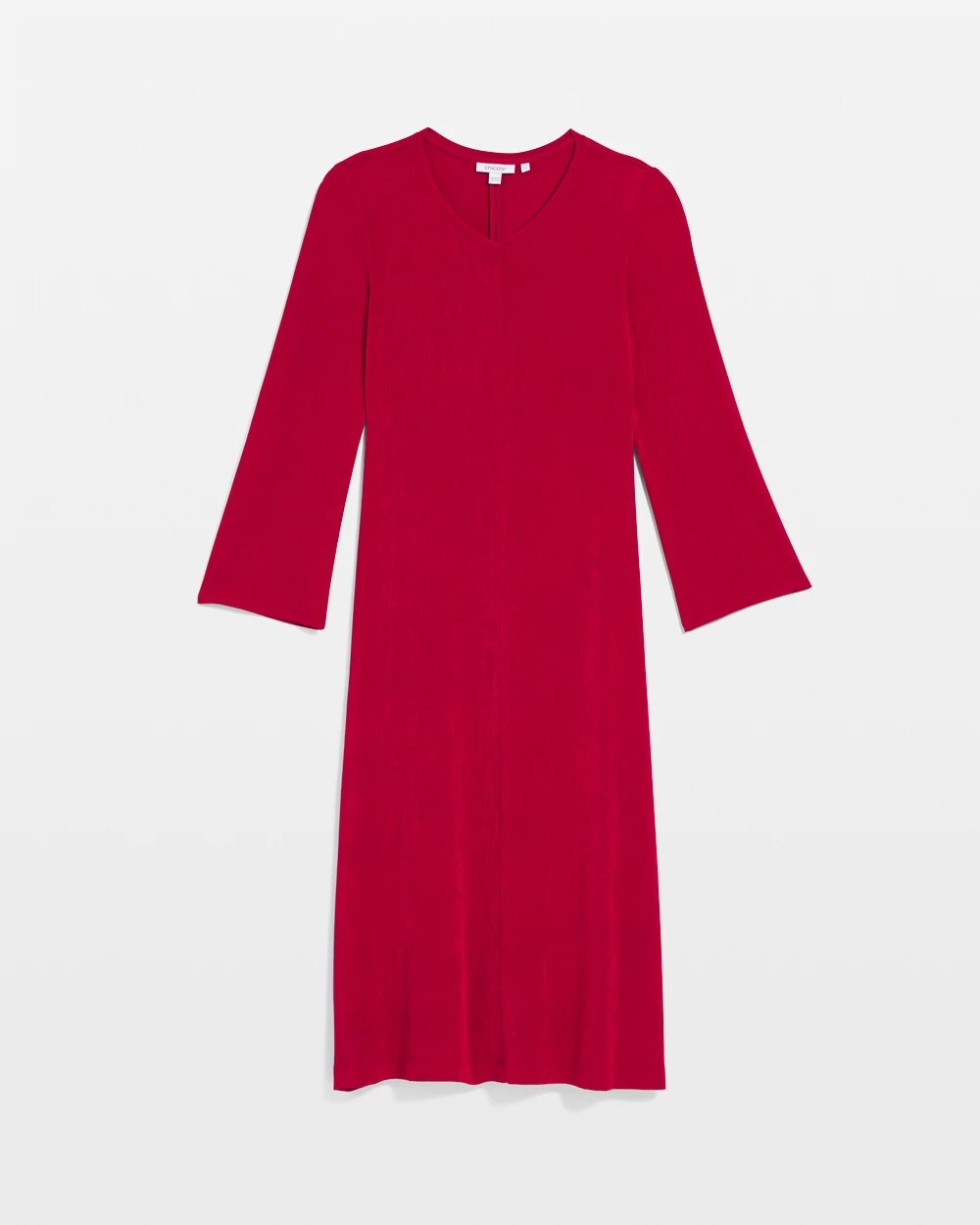 Travelers™ High V-Neck Bell Sleeve Dress