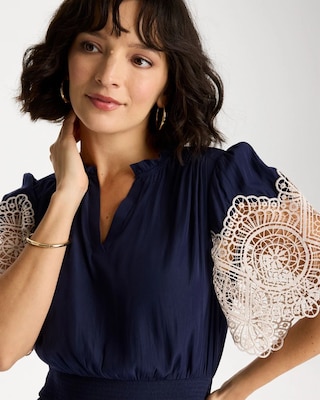 Sea Island Crinkled Maxi Dress click to view larger image.