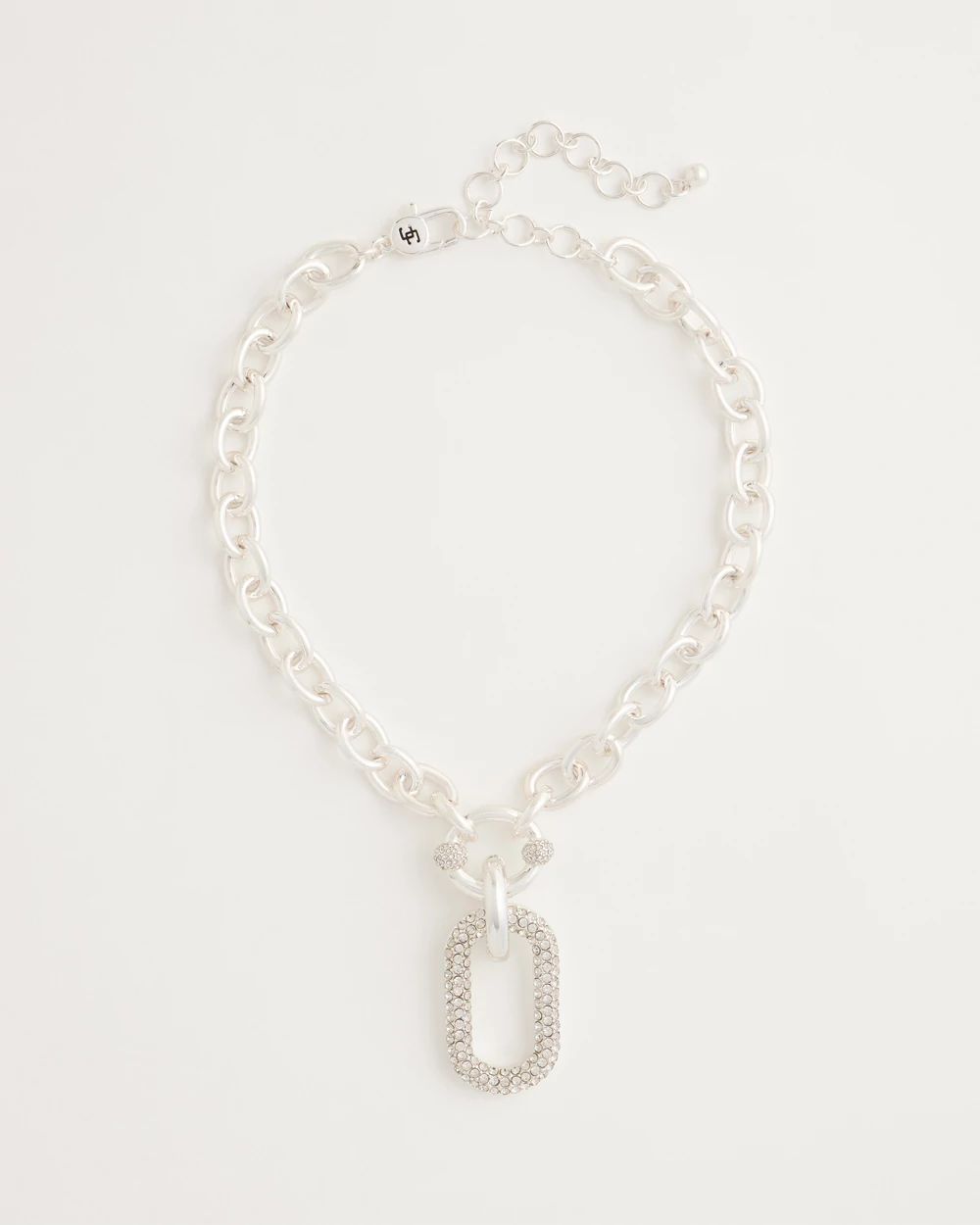 Daily Diamonds Collection Square Pendant Necklace