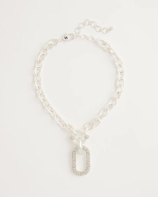 Daily Diamonds Collection Square Pendant Necklace