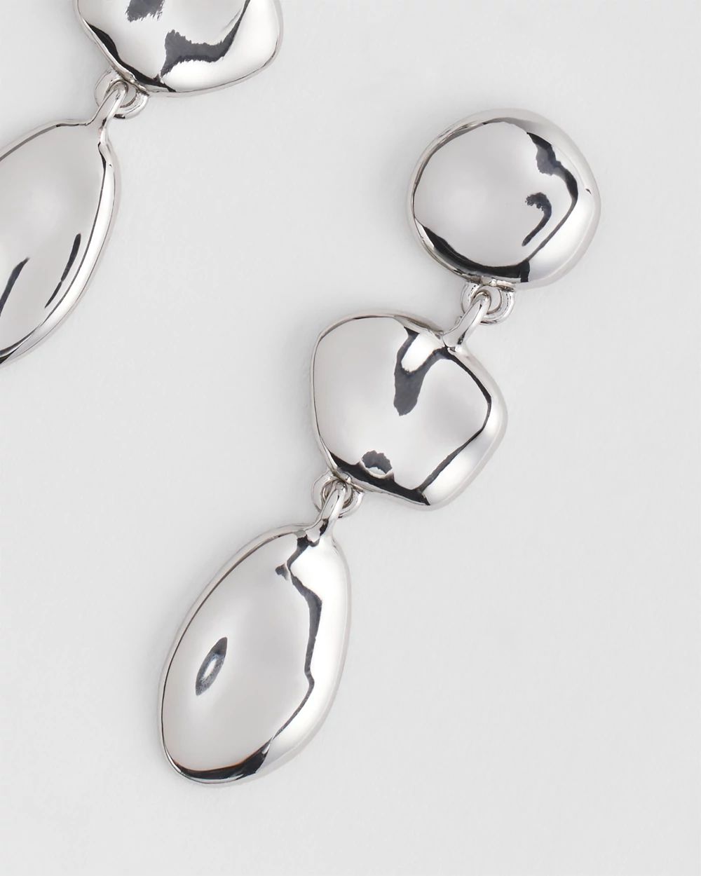 No Droop® Pebble Links Earrings