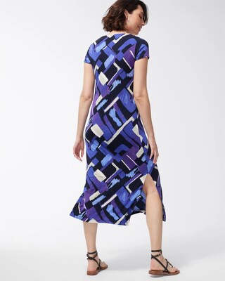 Travelers Cool Abstract Print Dress