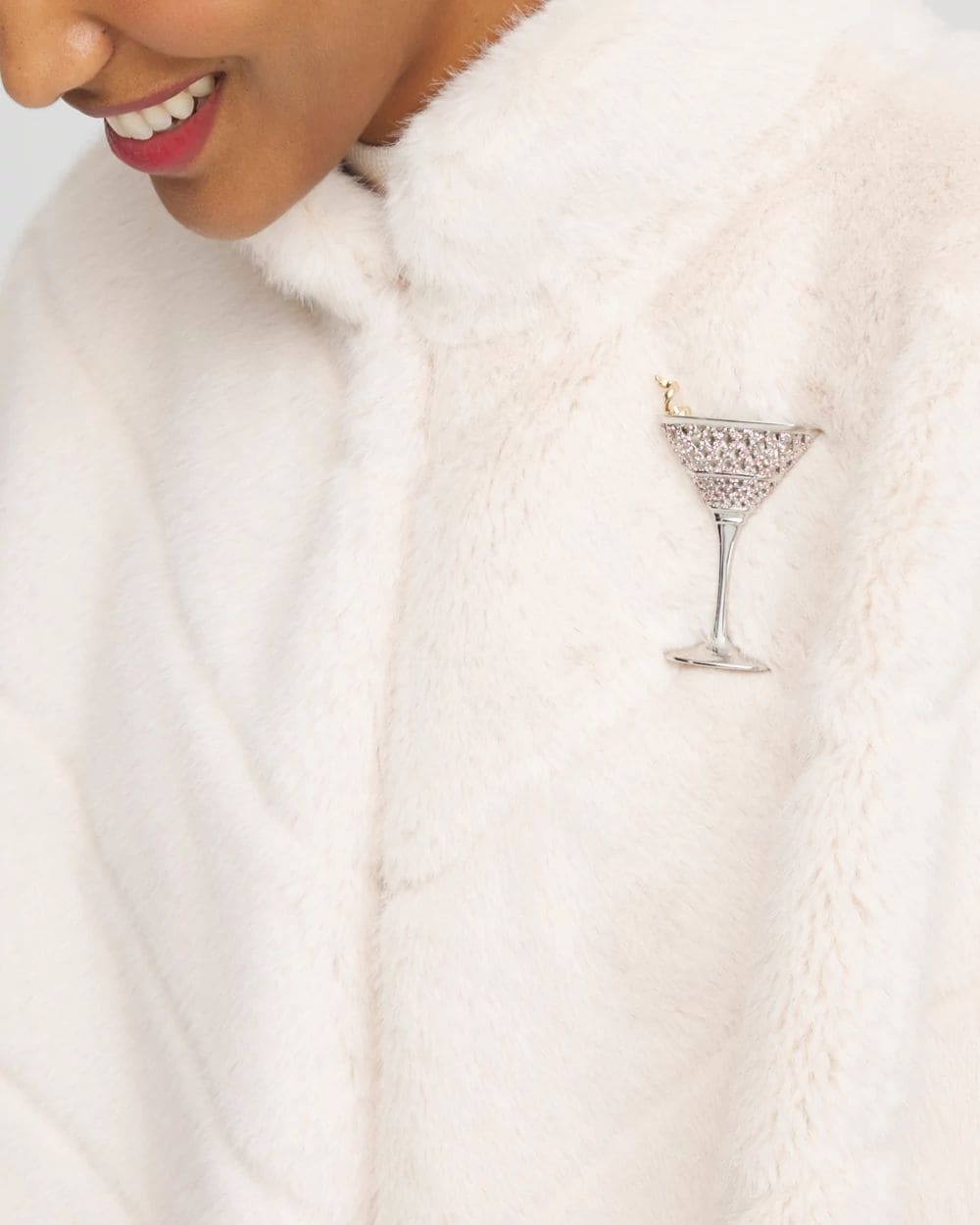 Cocktail Brooch