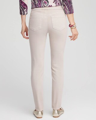Denim Pull-On Ankle Jeggings click to view larger image.