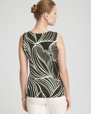 Leaf V-neck Sweater Tank