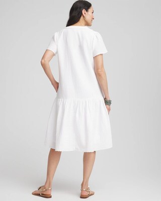Popover Cotton Gauze Dress click to view larger image.