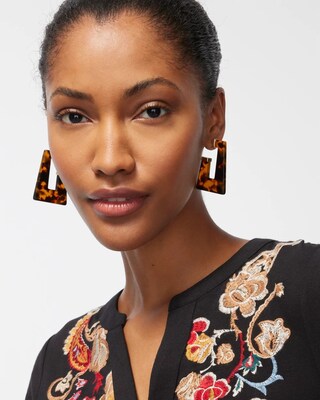 Tort Rectangle Hoops