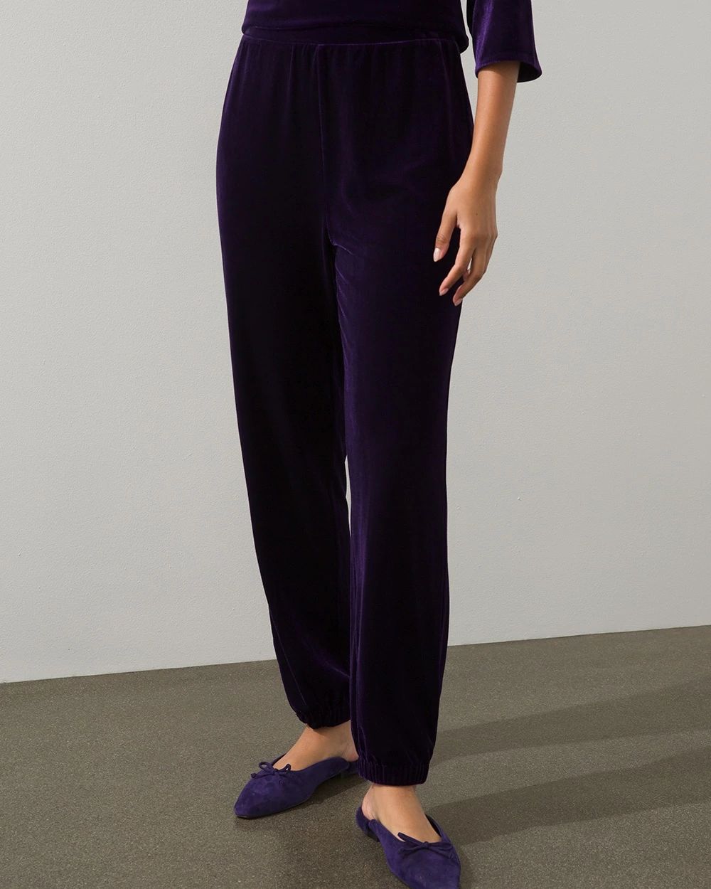 Travelers Collection Velvet Joggers
