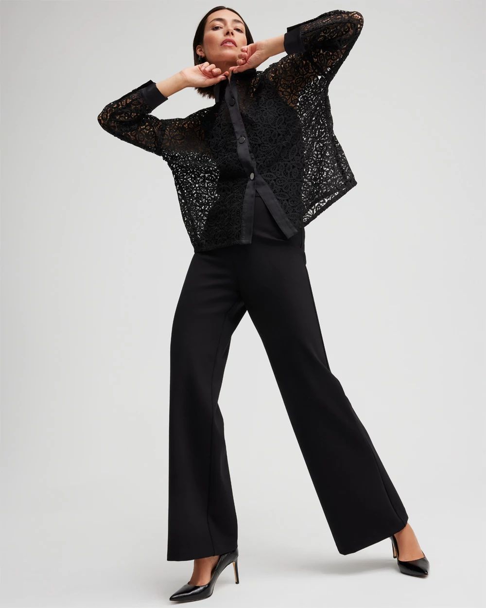 Black Label Button Down Jacket